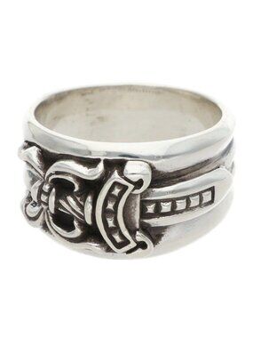 Chrome Hearts Dagger Silver Ring